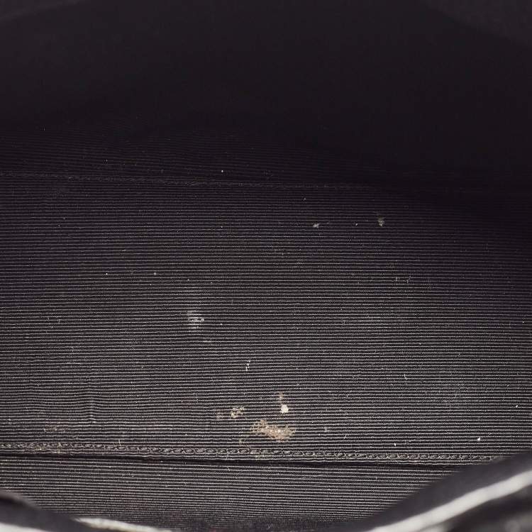 Pre Owned Saint Laurent Black Leather Nano Classic Sac De Jour Tote