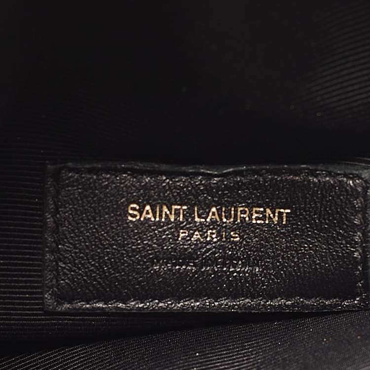 Pre Owned Saint Laurent Brown Suede Tassle Fringe Bucket Bag