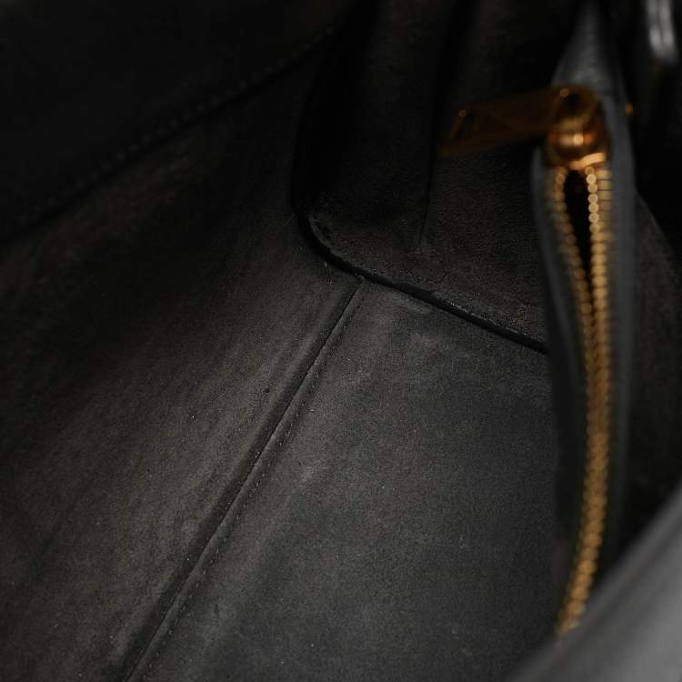 Pre Owned Saint Laurent Grey Leather Baby Classic Sac De Jour Tote