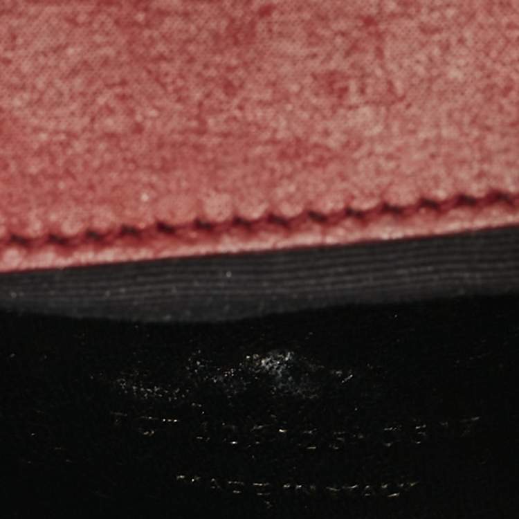 Pre Owned Saint Laurent Red Mix Matelasse Leather Medium College Flap Bag