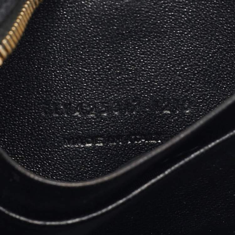 Pre Owned Saint Laurent Black Leather Blogger Crossbody Bag