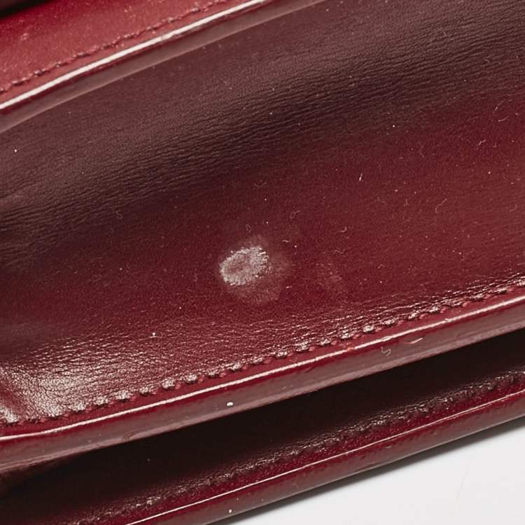 Pre Owned Saint Laurent Red Leather High School Top Handle Bag