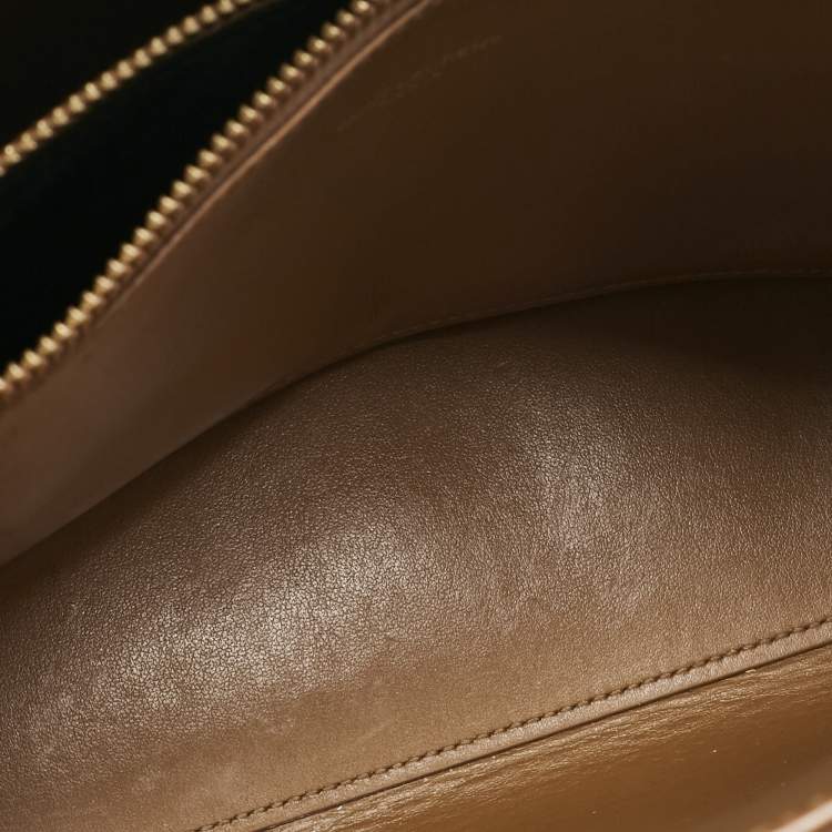 Pre Owned Saint Laurent Brown Leather Baby Classic Sac De Jour Tote