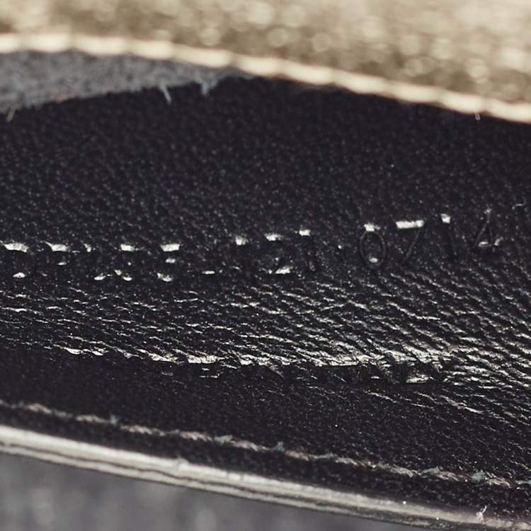 مملوكة مسبقًا Saint Laurent Gold Leather Small Kate Chain Bag