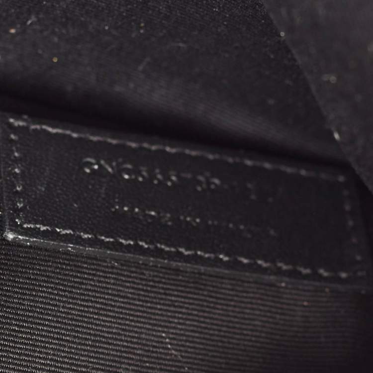 Pre Owned Saint Laurent Beige Leather Uptown Pouch
