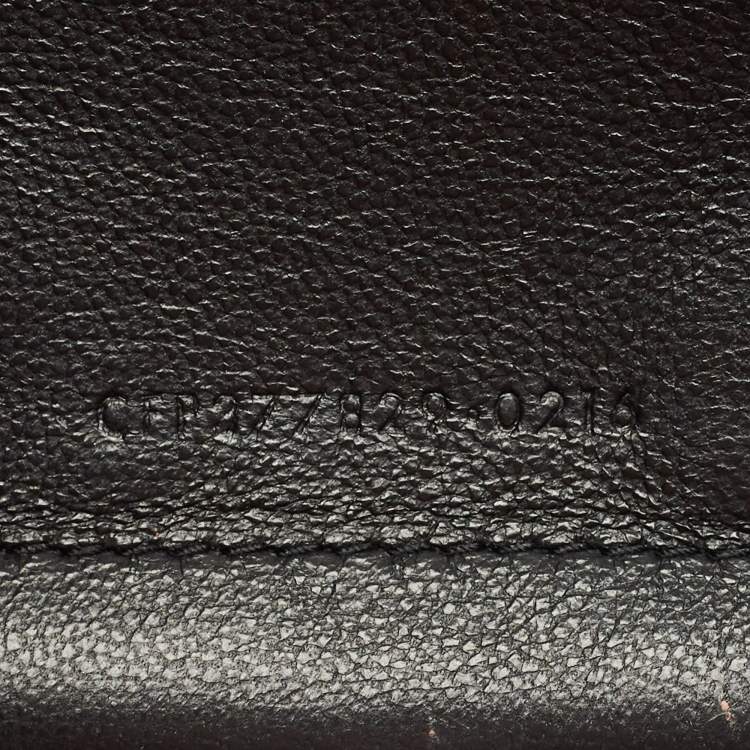Pre Owned Saint Laurent Pink Croc Embossed Leather Monogram Wallet On Chain