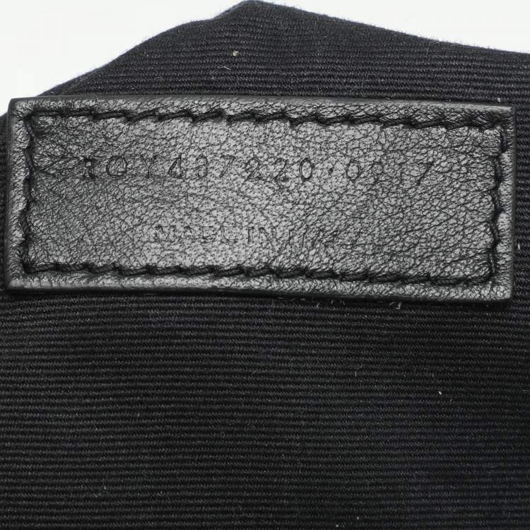 Pre Owned Saint Laurent Black Y Quilted Leather Loulou Backpack