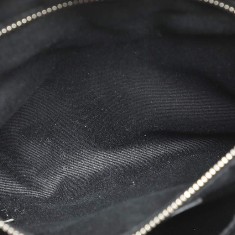 Pre Owned Saint Laurent Black Y Quilted Leather Loulou Backpack