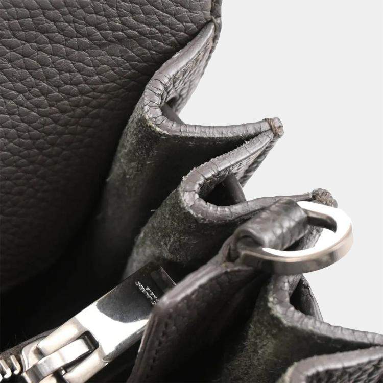 Pre Owned Saint Laurent Paris Sac de Jour Gray Calfskin Leather Tote Bag