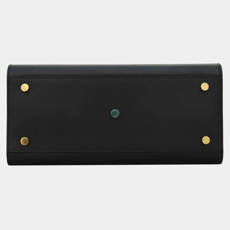Pre Owned Saint Laurent Paris Small Sac de Jour Black Bag