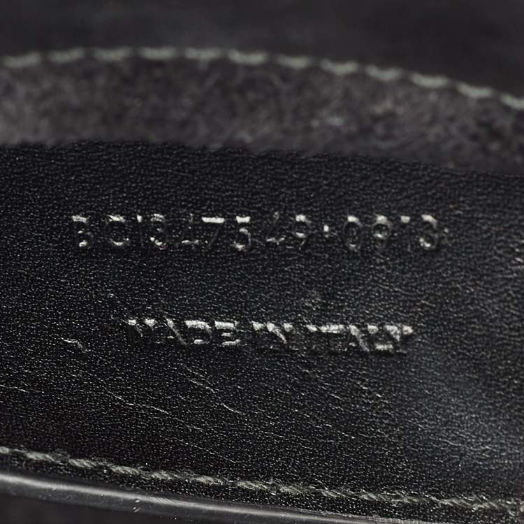 Pre Owned Saint Laurent Black/Gold Leather Medium Betty Shoulder Bag