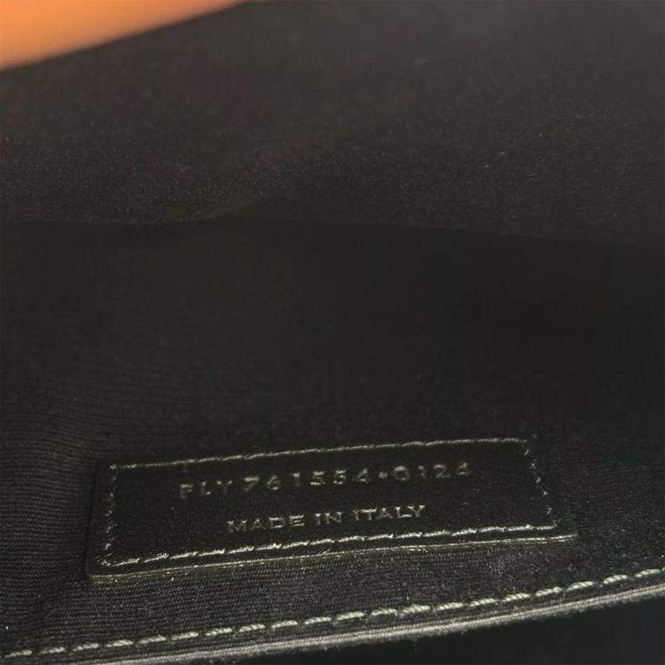 Pre Owned Saint Laurent Lou Camera Red Lambskin Leather Crossbody Bag