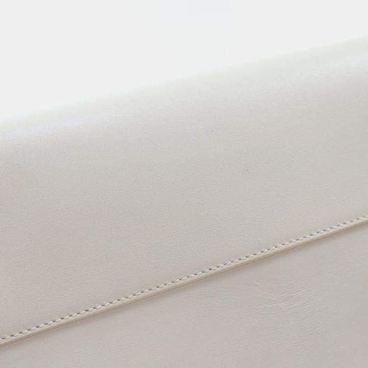 Pre Owned Saint Laurent Manhattan Medium Calfskin Leather Shoulder Bag