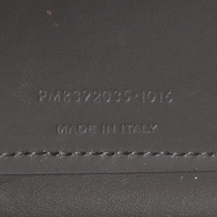 Pre Owned Saint Laurent Grey Croc Embossed Leather Nano Classic Sac De Jour Tote