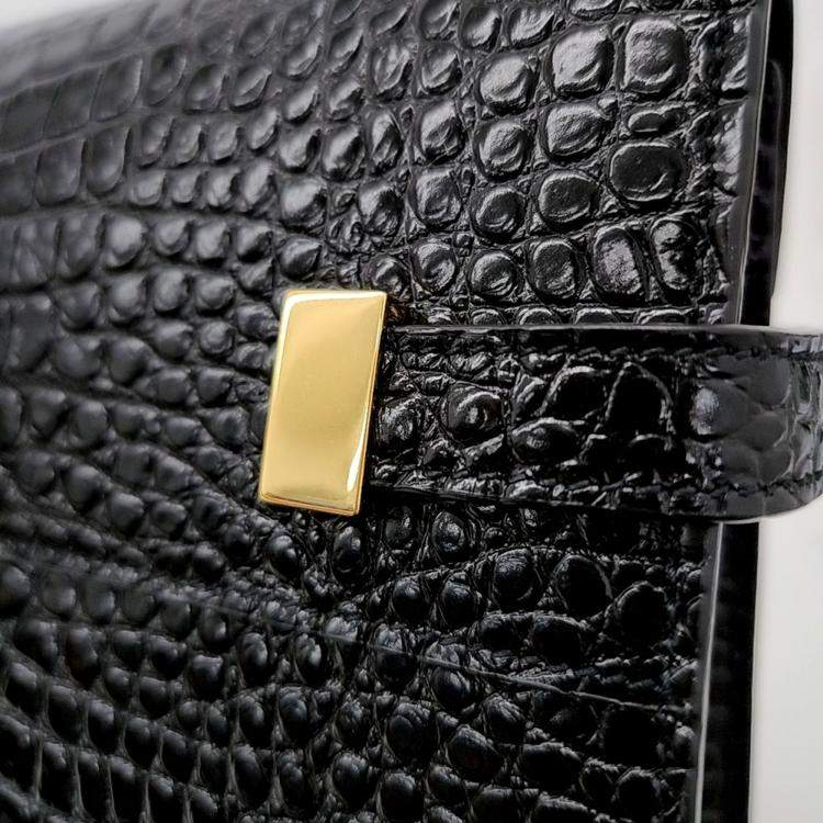 Pre Owned Saint Laurent Paris Black Patent Leather Manhattan Shoulder Bag