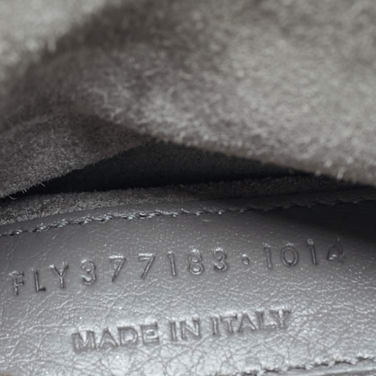 Pre Owned Saint Laurent Grey Leather Baby Classic Sac De Jour Tote