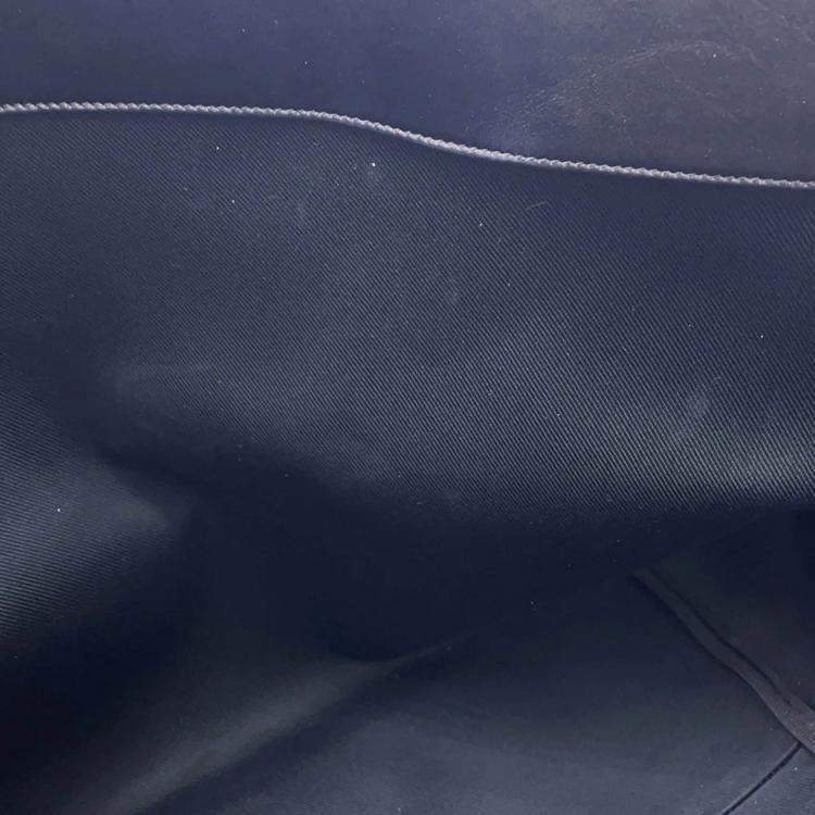 Pre Owned Saint Laurent Paris Rive Gauche Tote Bag Black Leather