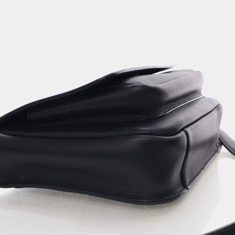 Pre Owned Saint Laurent Niki Black Calfskin Crossbody Bag