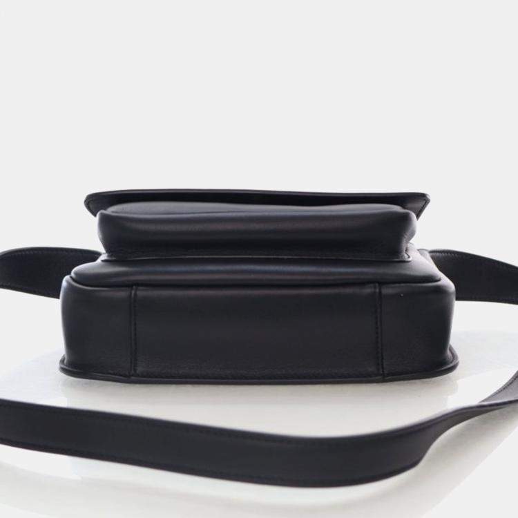 Pre Owned Saint Laurent Niki Black Calfskin Crossbody Bag