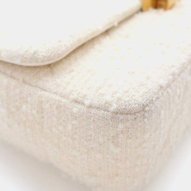 Pre Owned Saint Laurent Jamie Medium Tweed Shoulder Bag