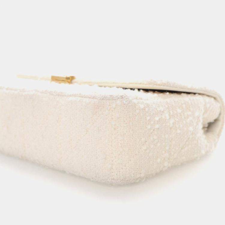 Pre Owned Saint Laurent Jamie Medium Tweed Shoulder Bag