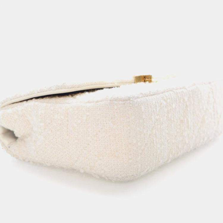 Pre Owned Saint Laurent Jamie Medium Tweed Shoulder Bag