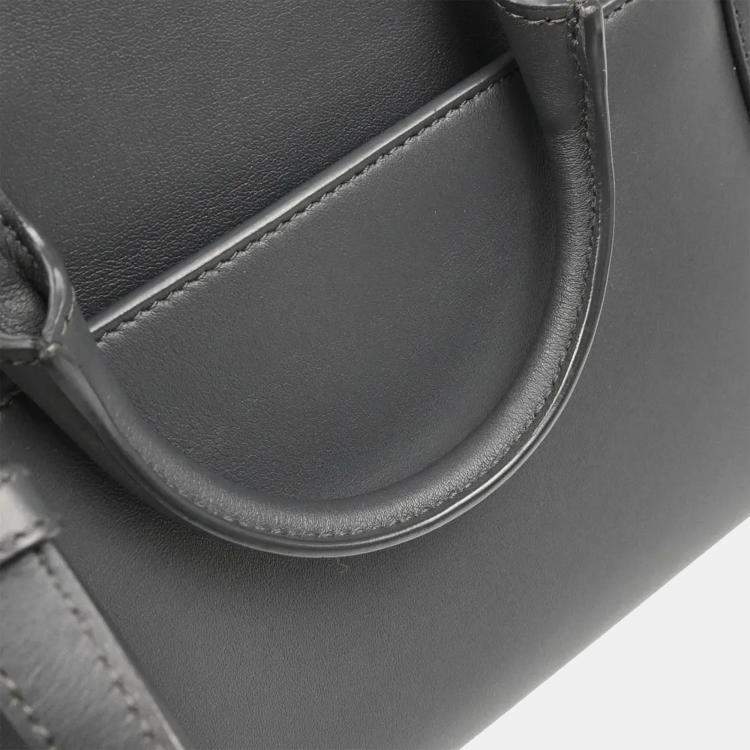 Pre Owned Saint Laurent Gray East Side 2way Handbag