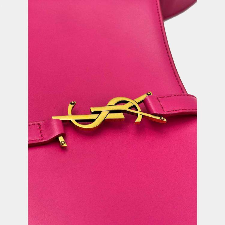 Pre Owned Saint Laurent Le 5à 7 Hobo Pink Shoulder Bag