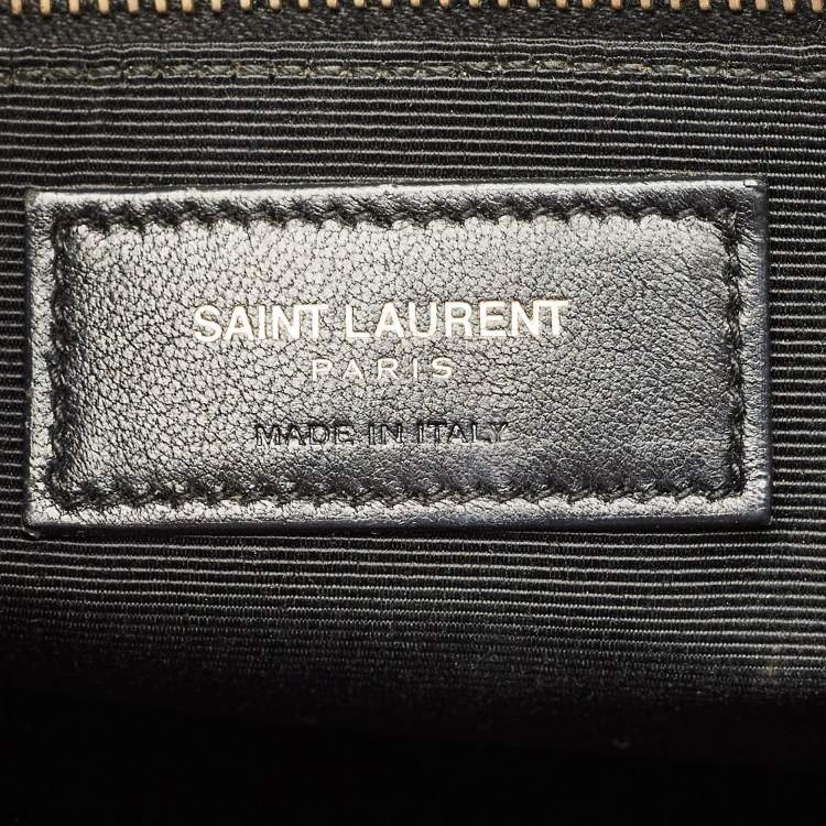 Pre Owned Saint Laurent Red Grained Leather Large Classic Sac De Jour Tote