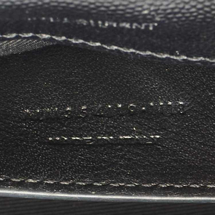 Pre Owned Saint Laurent Black Leather Medium Kate Tassel Shoulder Bag