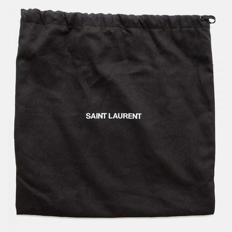 Pre Owned Saint Laurent Paris Black Patent Leather Shoulder Bag