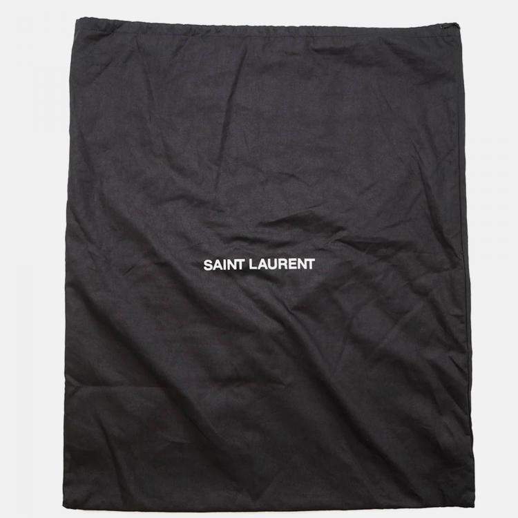 Pre Owned Saint Laurent Paris LE 5 A 7 Bea Khaki Leather Shoulder Bag