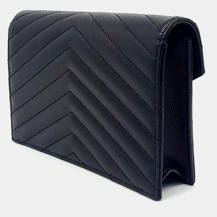Pre Owned Saint Laurent Envelope Chain Crossbody Bag