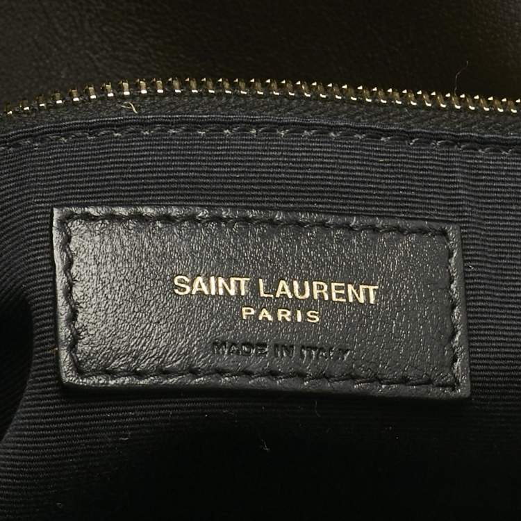 Pre Owned Saint Laurent Natural Raffia Medium Niki Shoulder Bag