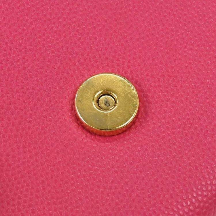 Pre Owned Saint Laurent Pink Leather Kate Shoulder Bag  