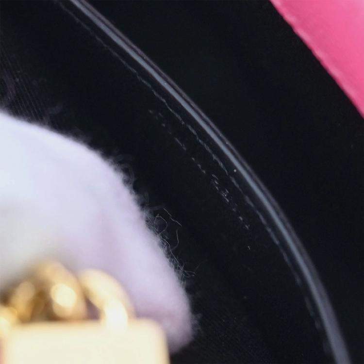 Pre Owned Saint Laurent Pink Leather Kate Shoulder Bag  