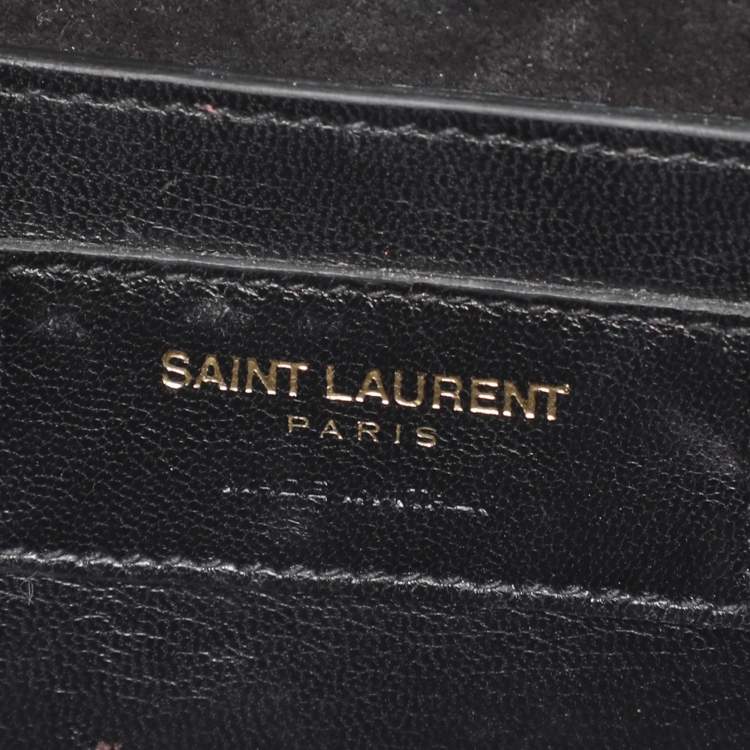 مملوكة مسبقًا Saint Laurent Paris Silver Metallic Leather Small Kate Shoulder Bag