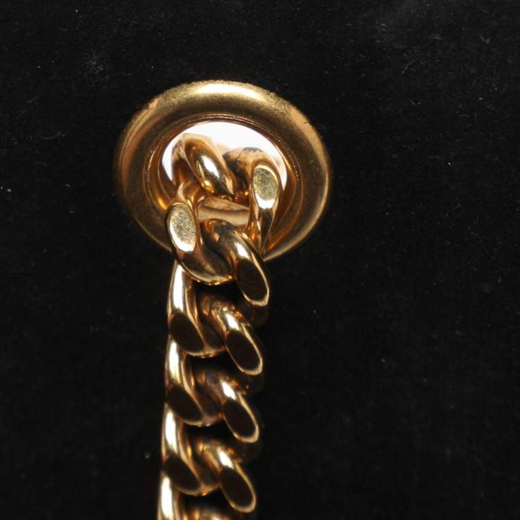 مملوكة مسبقًا Saint Laurent Paris Silver Metallic Leather Small Kate Shoulder Bag