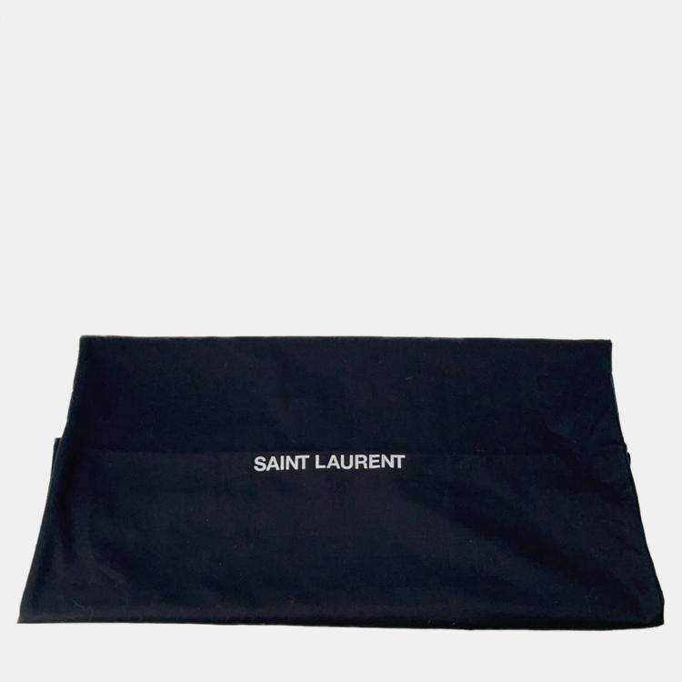 Pre Owned Yves Saint Laurent Rive Gauche Leather Tote Bag