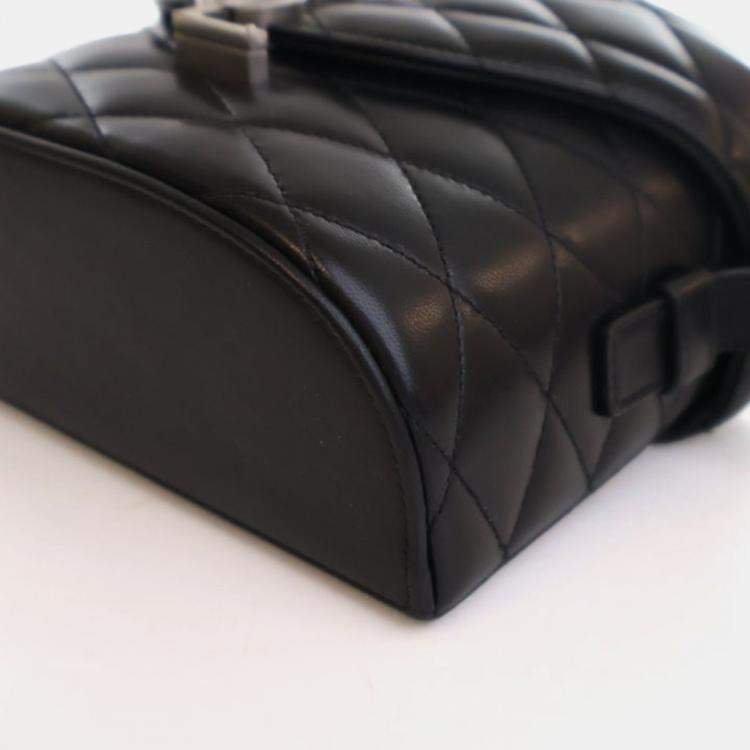 Pre Owned Saint Laurent Lambskin June Box Bag