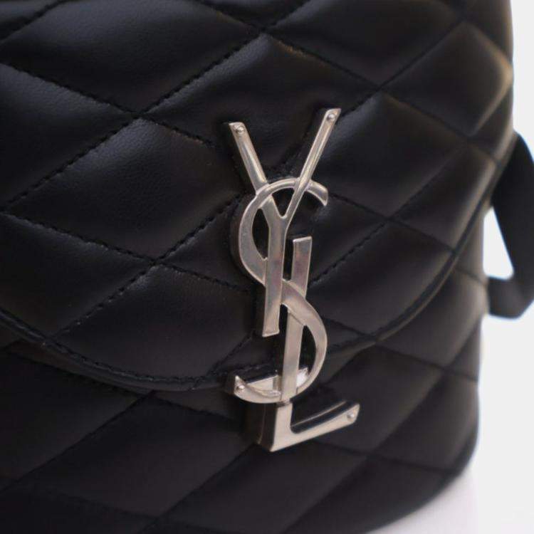 Pre Owned Saint Laurent Lambskin June Box Bag
