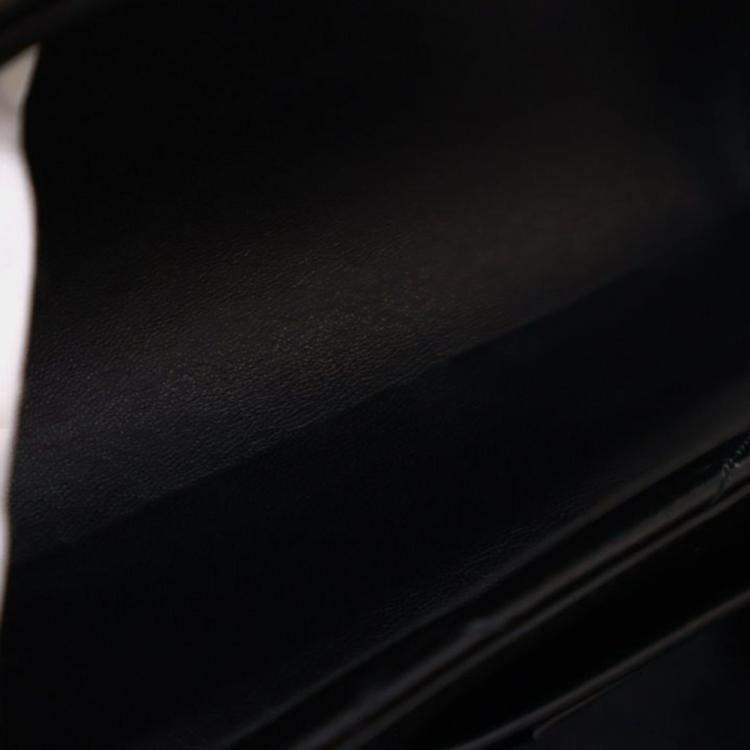 Pre Owned Saint Laurent Lambskin June Box Bag