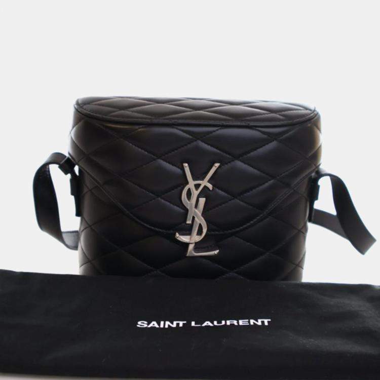 Pre Owned Saint Laurent Lambskin June Box Bag