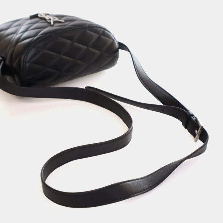 Pre Owned Saint Laurent Lambskin June Box Bag