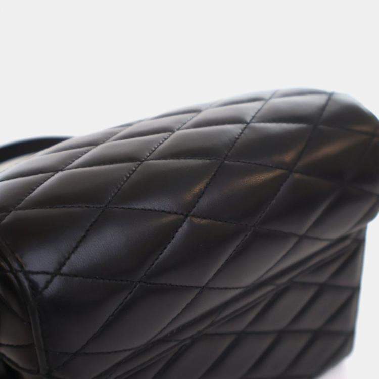 Pre Owned Saint Laurent Lambskin June Box Bag