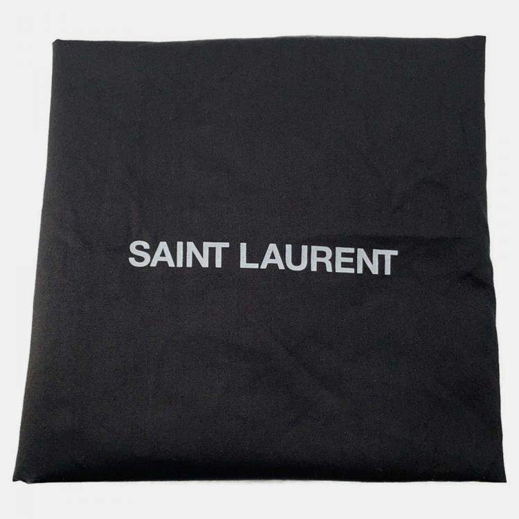 Pre Owned Saint Laurent Paris Rive Gauche Tote Bag Black Canvas