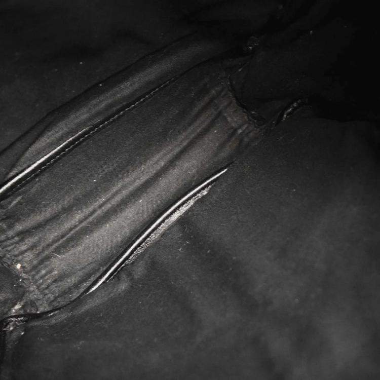 Pre Owned Saint Laurent Black Fringe Festival Backpack