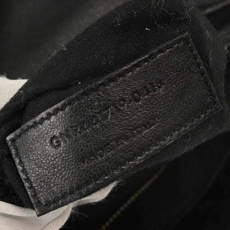 Pre Owned Saint Laurent Black Fringe Festival Backpack