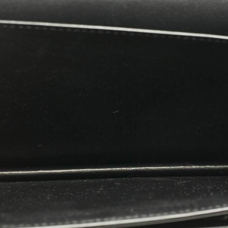 Pre Owned Saint Laurent Black Leather Medium Sunset Shoulder Bag