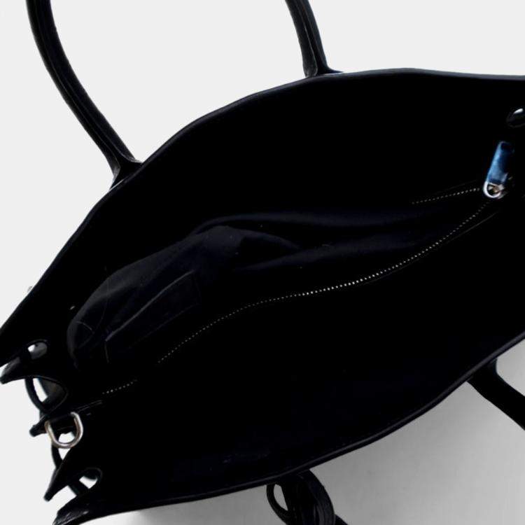 Pre Owned Saint Laurent Small Embossed Crocodile Nubuck Sac De Jour